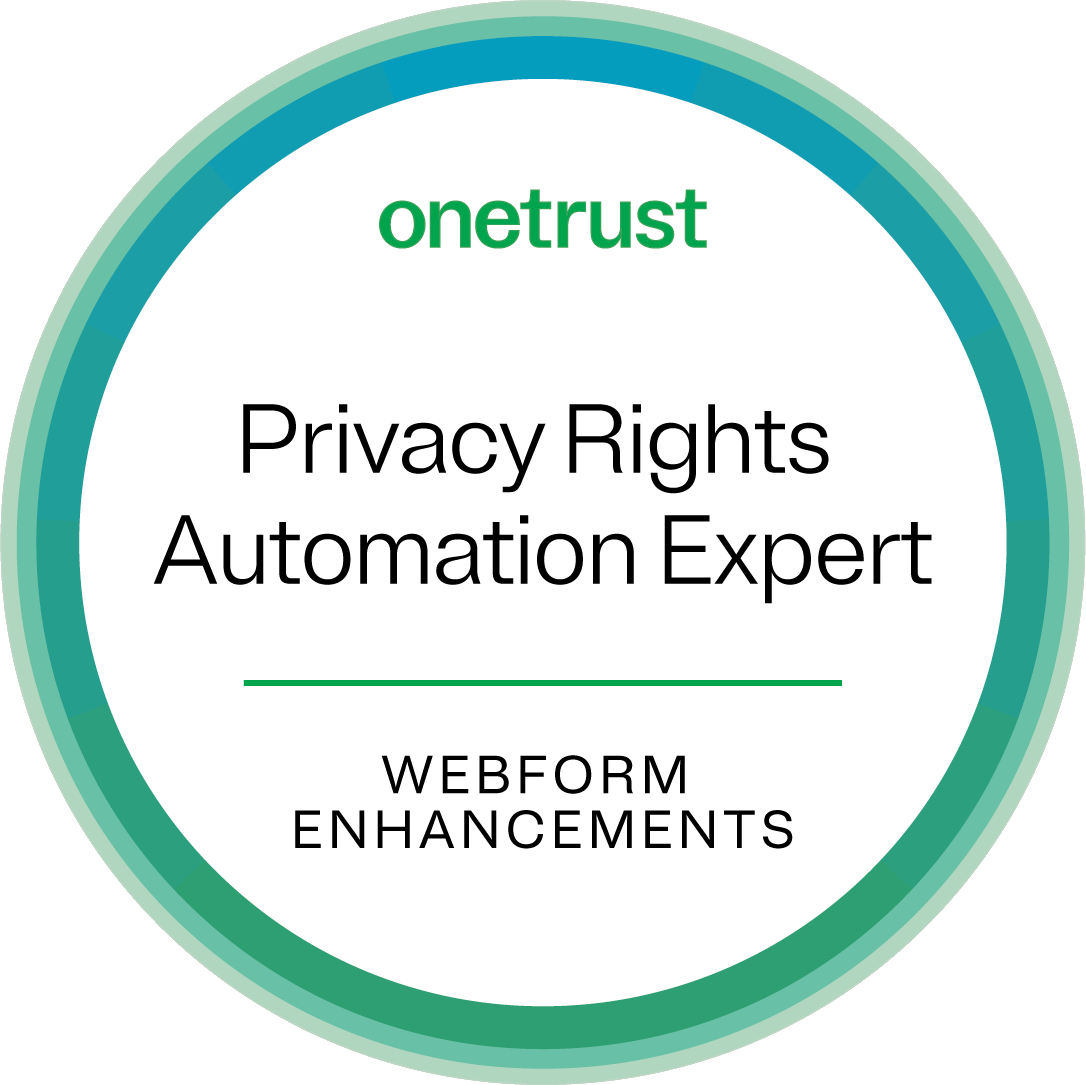 Privacy Rights Automation Expert: Web form enhancements